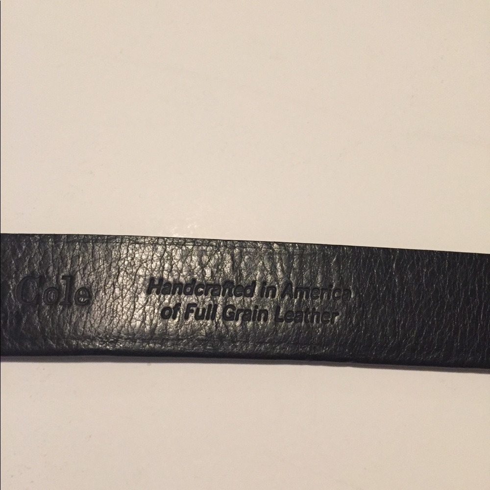 Kennith Cole vintage leather belt - Picture 3 of 8